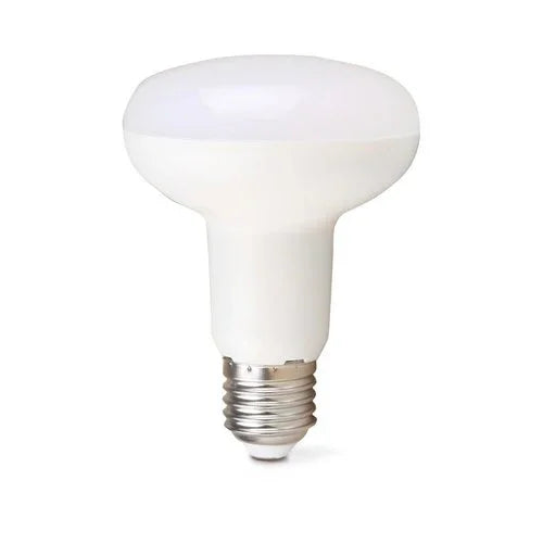 נורת לד חלבית R80 E27 12W אור קר - אור שי סיטונאות חשמל בע״מ