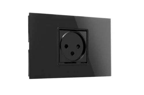 מסגרת זכוכית מרחפת שחורה NISKO SMART SLIM 2M - אור שי סיטונאות חשמל בע״מ