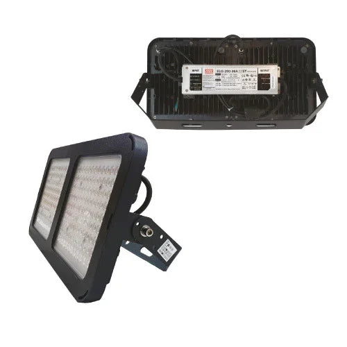 דגם הוריקן-פנס הצפה מקצועי שחור 200W זוית 60 TekTonix - אור שי סיטונאות חשמל בע״מ