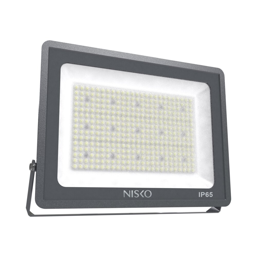 פנס הצפה שחור CONARD 400W 90D IP65 אור קר