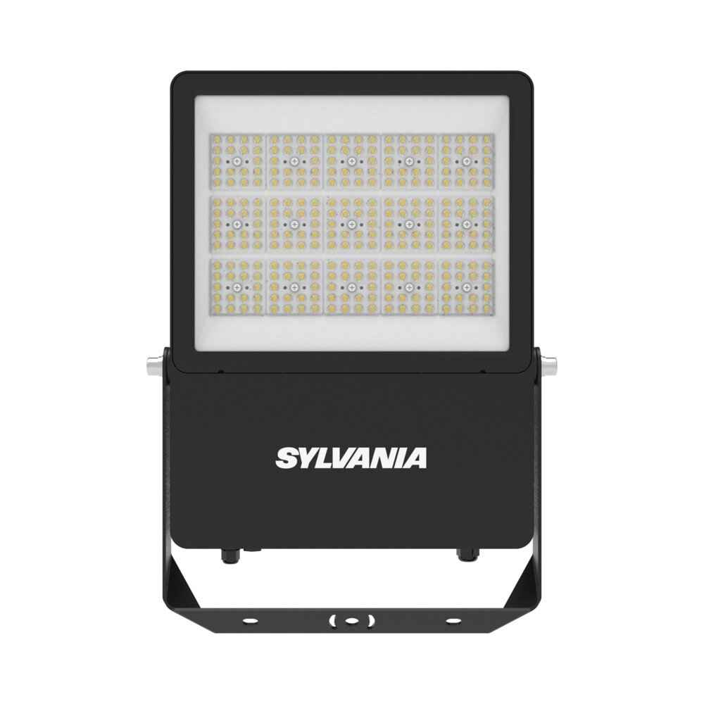 פנס הצפה שחור FLOOD SYLVANIA 150W/830 GN2 145X50° IP66 אור חם – NISKO
