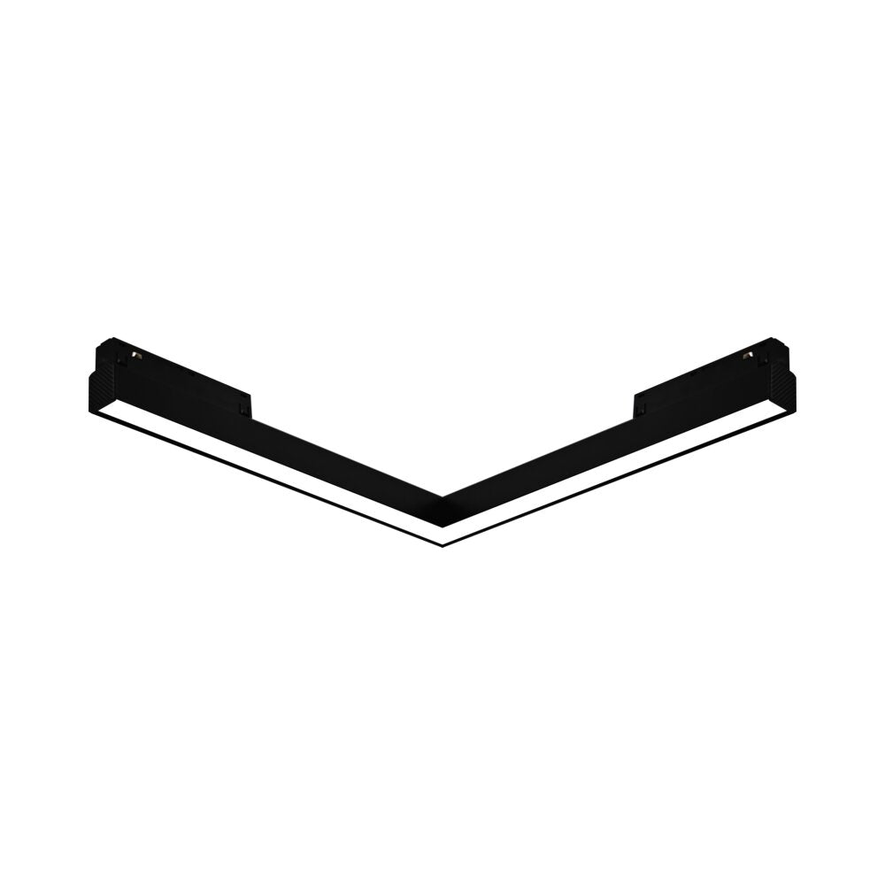 ספוט לד שטוח פינה שחור לפס צבירה מגנטי TIKTOK L30 20W 30X30CM 3CCT