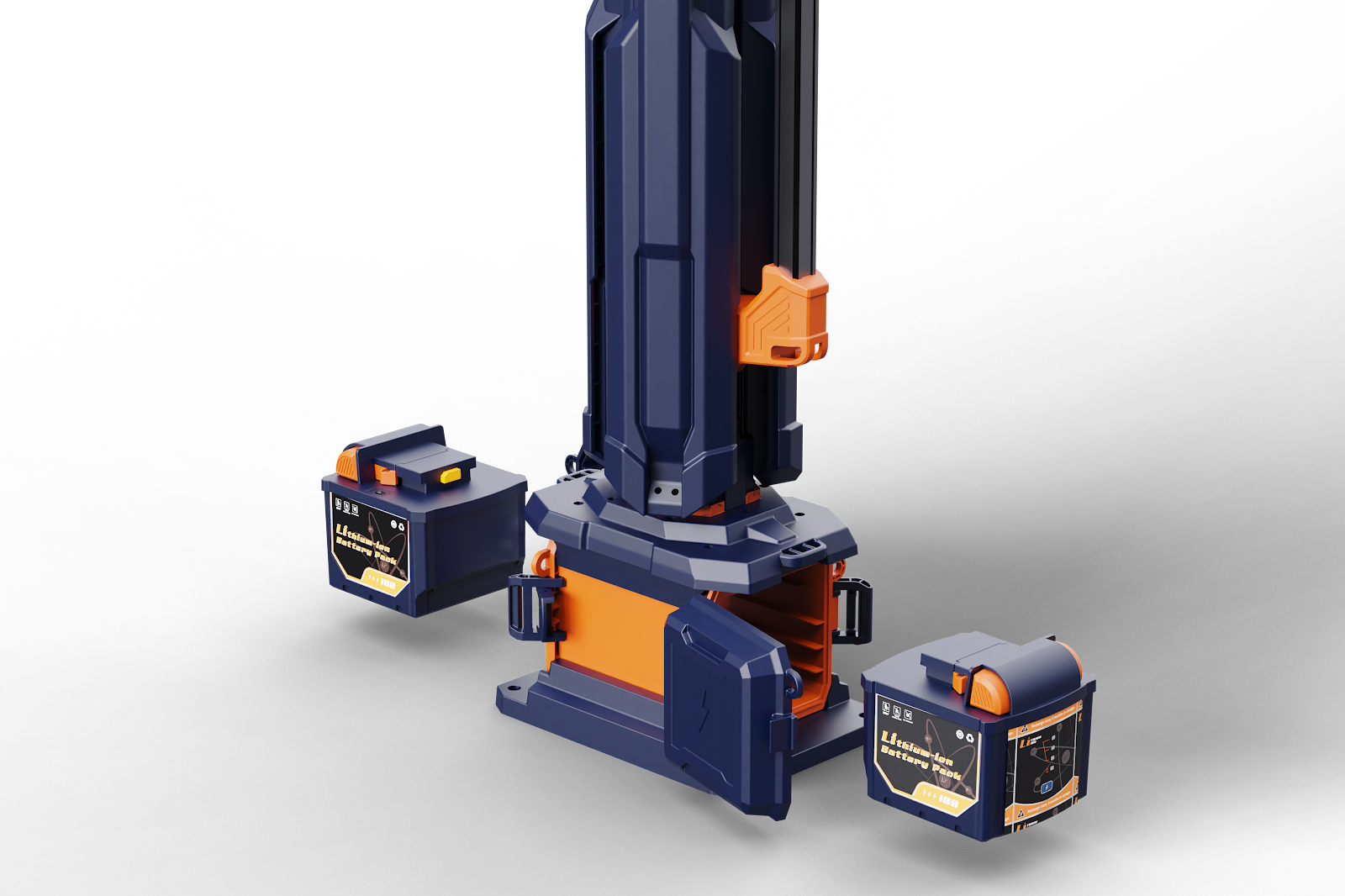 מגדל תאורה נייד TL-300 - תאורה היקפית עוצמתית עם גובה 3.1 מטר