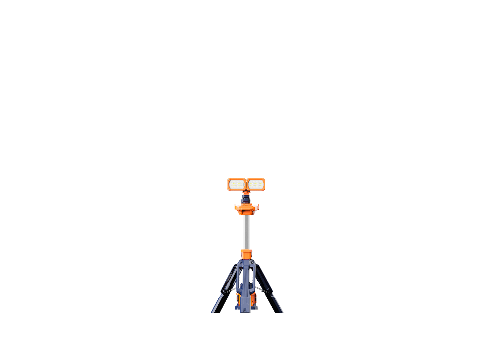 מגדל תאורה נייד TL-200 - עמוד תאורה מתכוונן עם סוללה נטענת