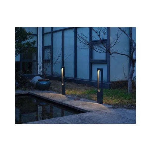 בולרד אפור OPEN 12W 900mm IP65 אור ניטרלי - אור שי סיטונאות חשמל בע״מ