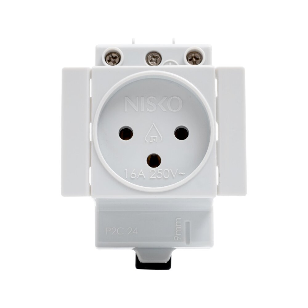 שקע כוח לפס דין G2 16A 250V - אור שי סיטונאות חשמל בע״מ
