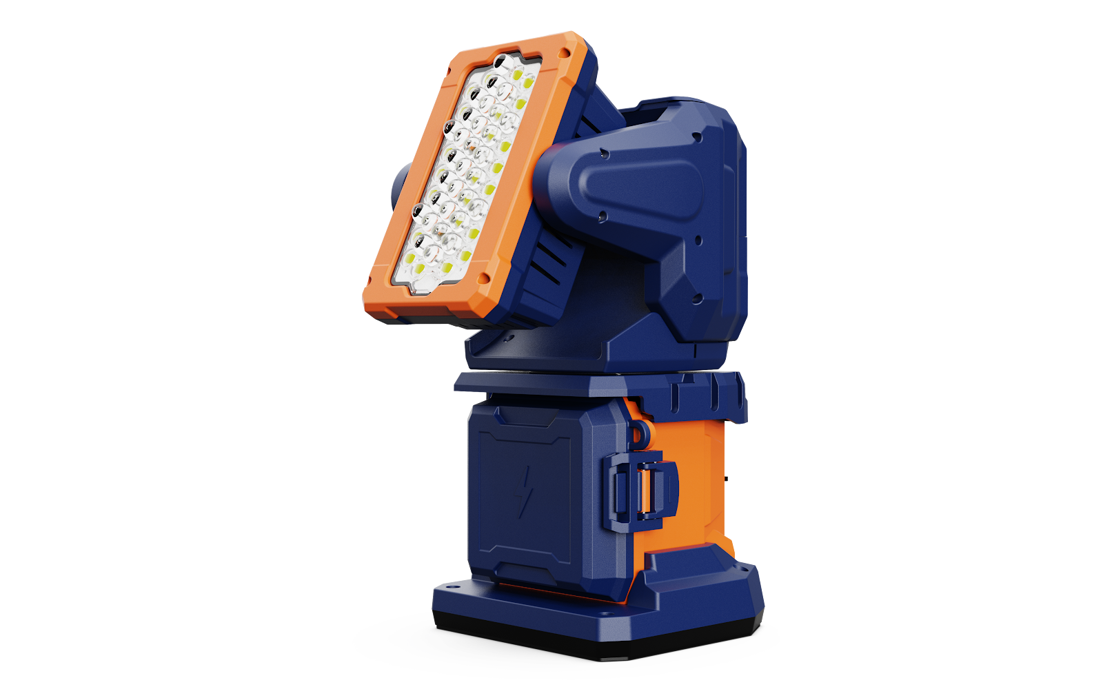 זרקור עבודה נשלט PT-200 - תאורה מתכווננת מרחוק עם בסיס מגנטי 
