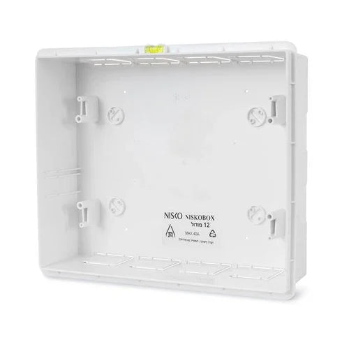 בסיס ללוח חשמל תחת הטיח 12 מודול NISKOBOX - אור שי סיטונאות חשמל בע״מ