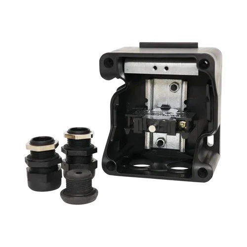 תחנת לחצנים - מפסק 0-1 NO בקופסא - אור שי סיטונאות חשמל בע״מ