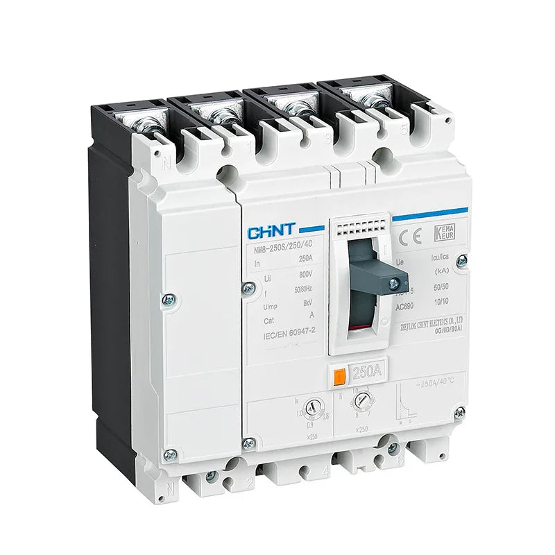 מפסק ח"א 4x160A כיול טרמי עד 160 אמפר מגנטי 5-10In Chint - אור שי סיטונאות חשמל בע״מ