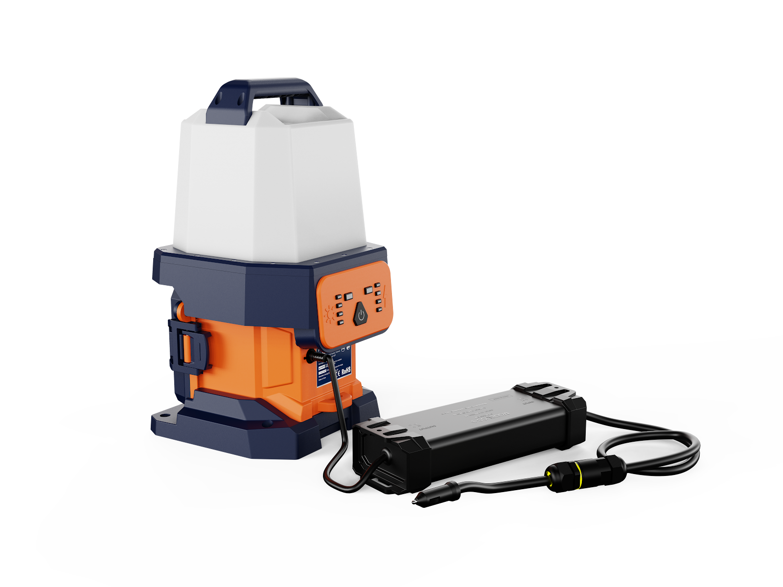 פנס שטח נייד PS-200 - תאורת לד מקצועית 360° עם סוללה נטענת 
