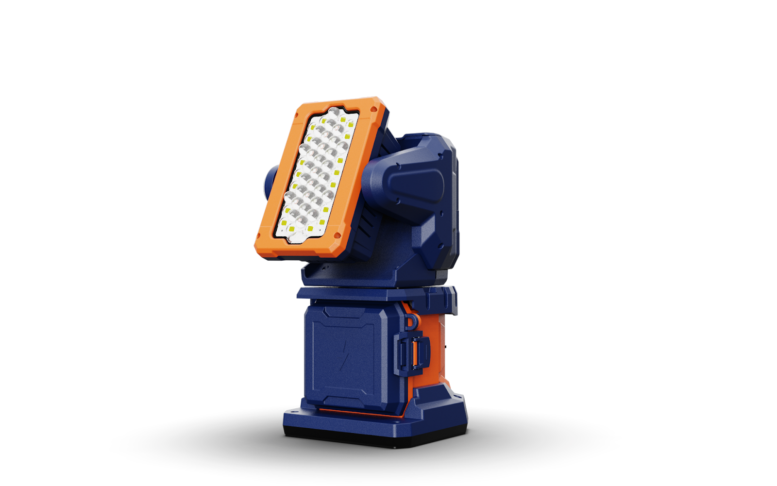 זרקור עבודה נשלט PT-200 - תאורה מתכווננת מרחוק עם בסיס מגנטי 
