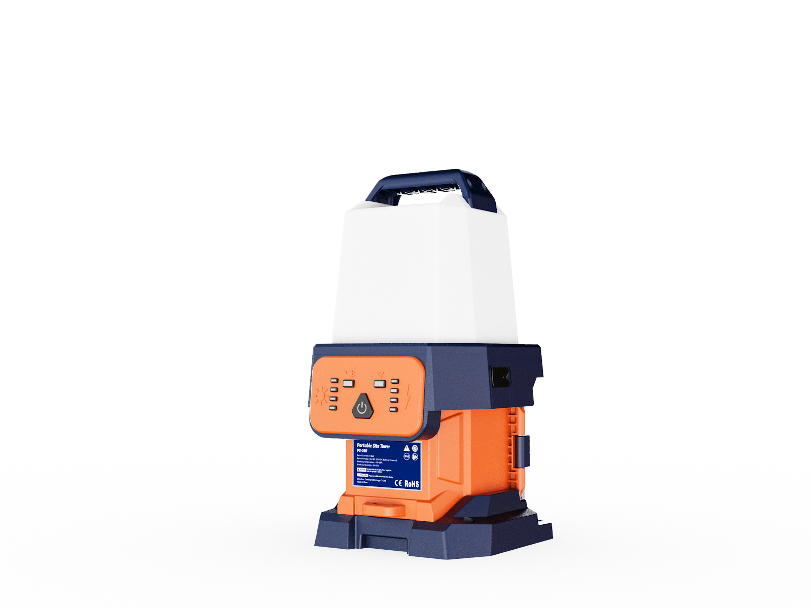 פנס שטח נייד PS-200 - תאורת לד מקצועית 360° עם סוללה נטענת 
