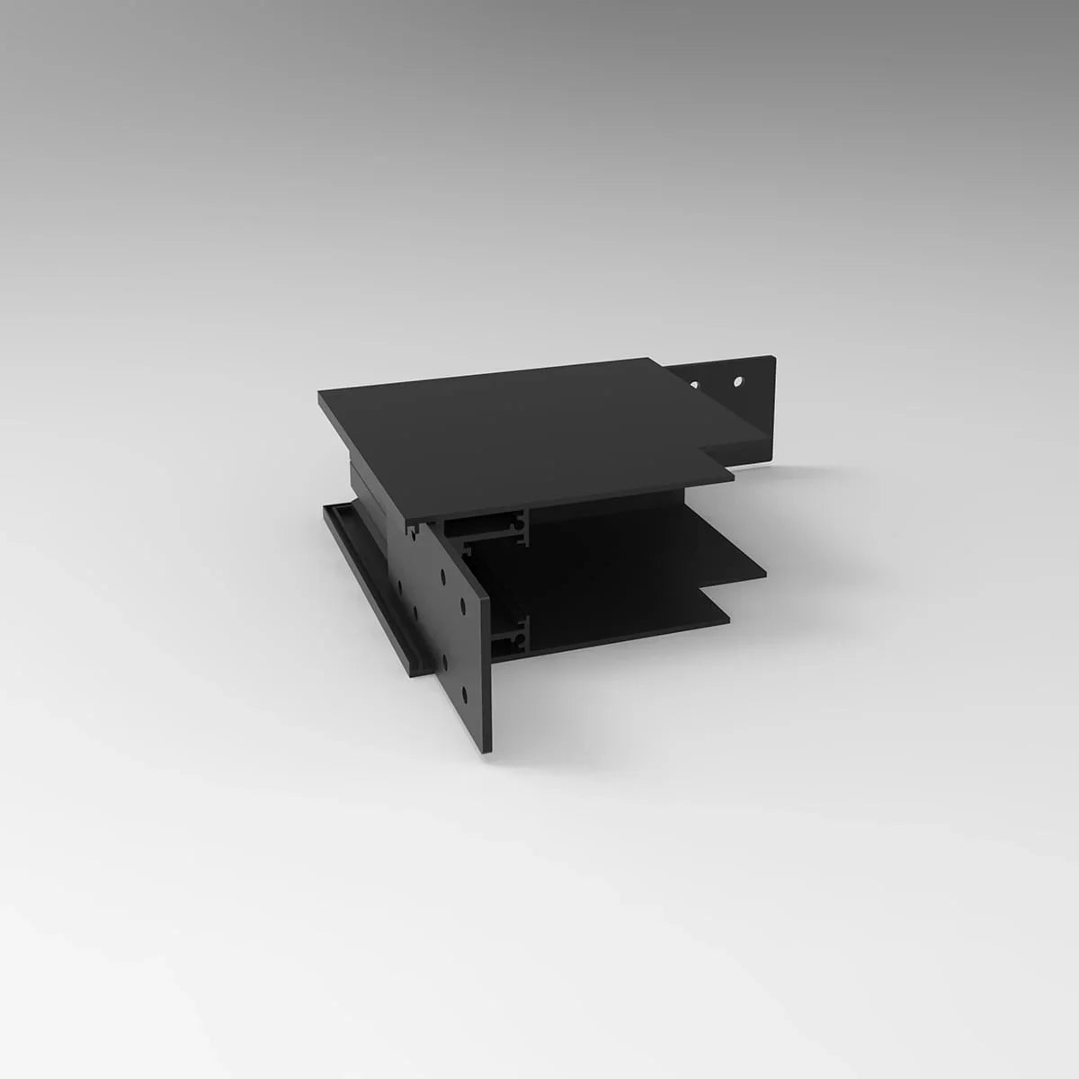 לרי מחבר זוית תקרה קיר-על הטיח-00 - אור שי סיטונאות חשמל בע״מ