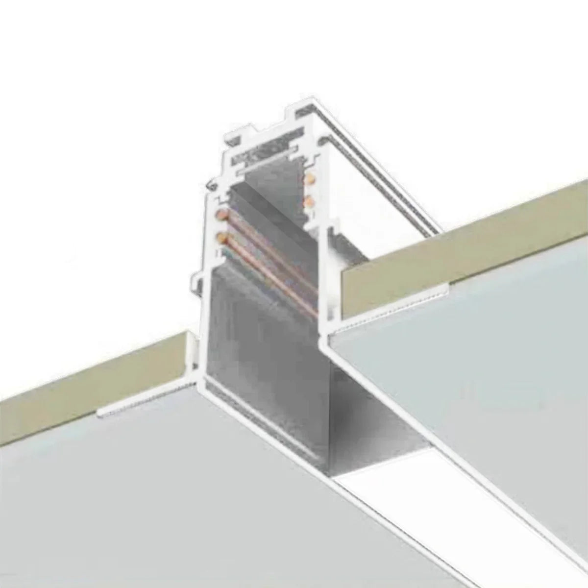לרי שקוע בגימור טרימלס פס מגנטי-54.9-01-2M - אור שי סיטונאות חשמל בע״מ