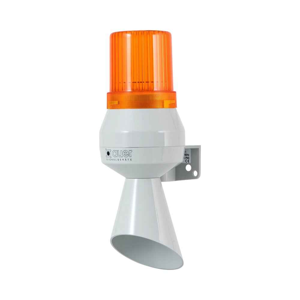 צופר מיני עם בית מנורה KLL כתום 230VAC – NISKO