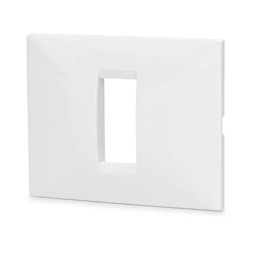 מסגרת BE לבנה 1 מודול ניסקו סוויץ' - אור שי סיטונאות חשמל בע״מ