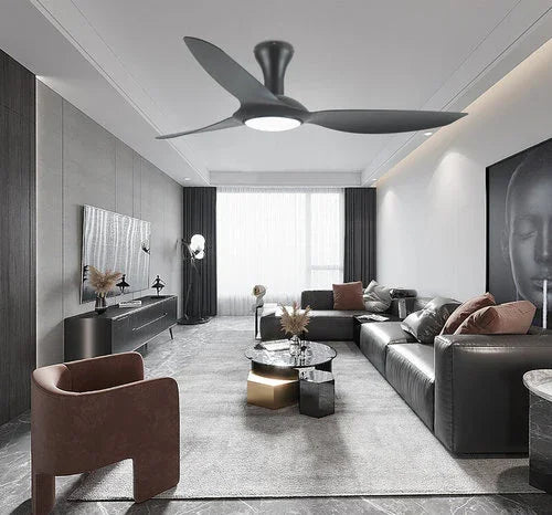 מאוורר תקרה חכם שחור PARIS 60'' SMART - אור שי סיטונאות חשמל בע״מ