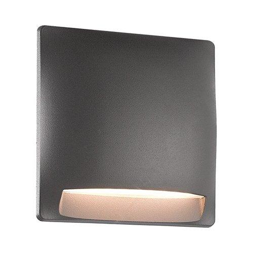 צמוד קיר אפור ORI SQUARE 5W IP65 אור ניטרלי - אור שי סיטונאות חשמל בע״מ