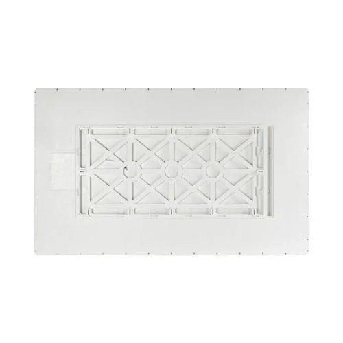 צמוד תקרה מלבן דק לבן TIME 64W 96X60CM IP40 3CCT - אור שי סיטונאות חשמל בע״מ