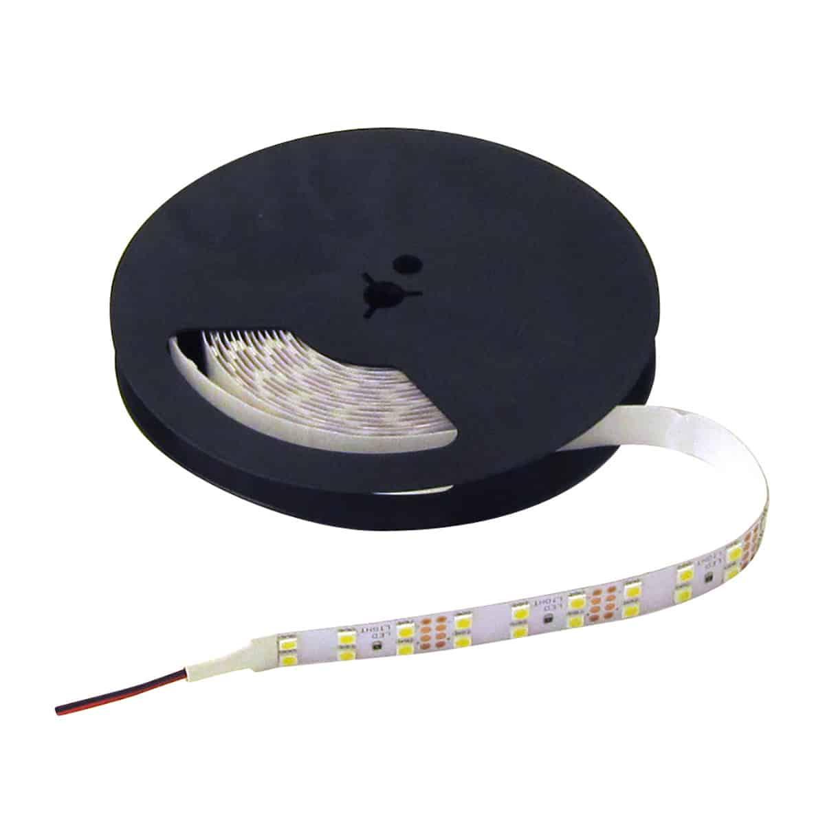 פס כפול 24W LED 120 SMD למטר 24V-אור קר-CRI80 - אור שי סיטונאות חשמל בע״מ