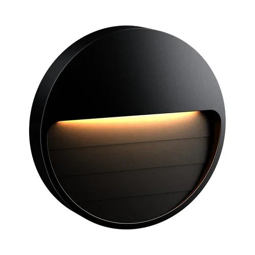 צמוד קיר שחור LOTUS-RB 6W IP65 3CCT - אור שי סיטונאות חשמל בע״מ