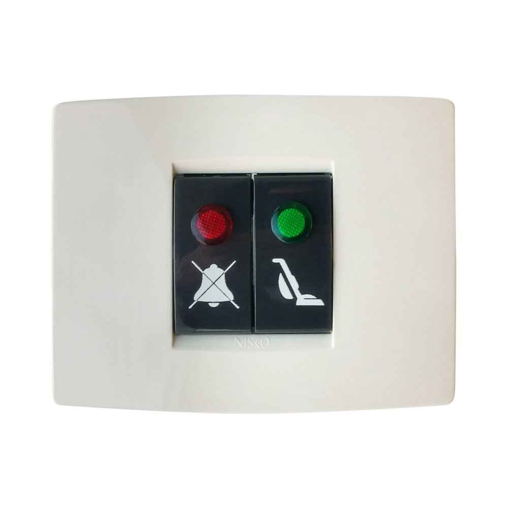 מפסק סימון DND מואר שחור 1M – NISKO SWITCH
