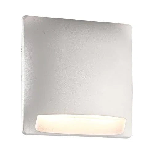 צמוד קיר לבן ORI SQUARE 5W IP65 אור חם - אור שי סיטונאות חשמל בע״מ