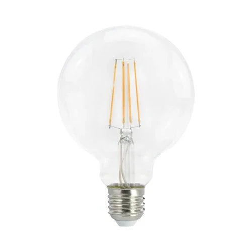 פחם מיני גלוב שקוף E27 8W תאורת אווירה חמה - אור שי סיטונאות חשמל בע״מ