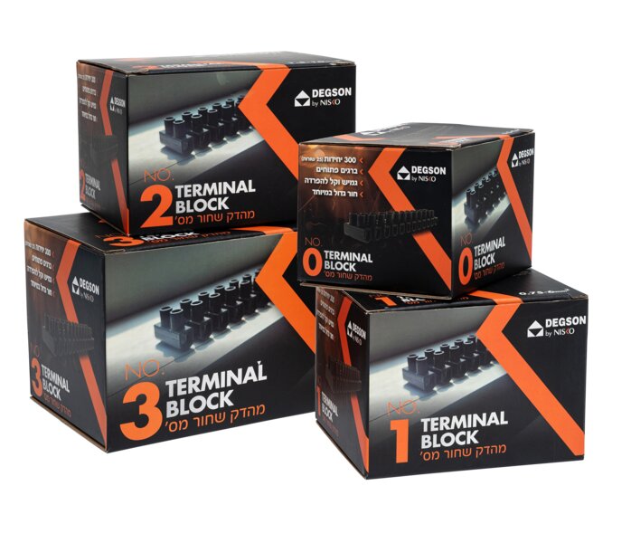 מהדק U שחור מידה 2 DG12-10MM²