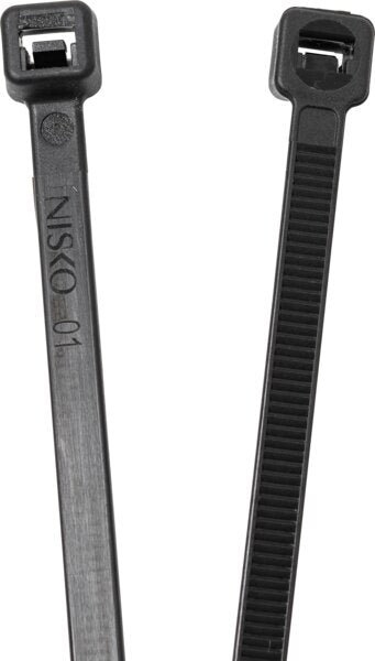 חבקי ניילון שחור 100 יח' 250X3.6MM