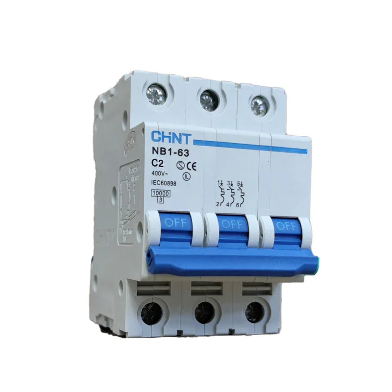 מנתק מעגל ח"א תלת-פאזי 10KA C-2A Chint - אור שי סיטונאות חשמל בע״מ