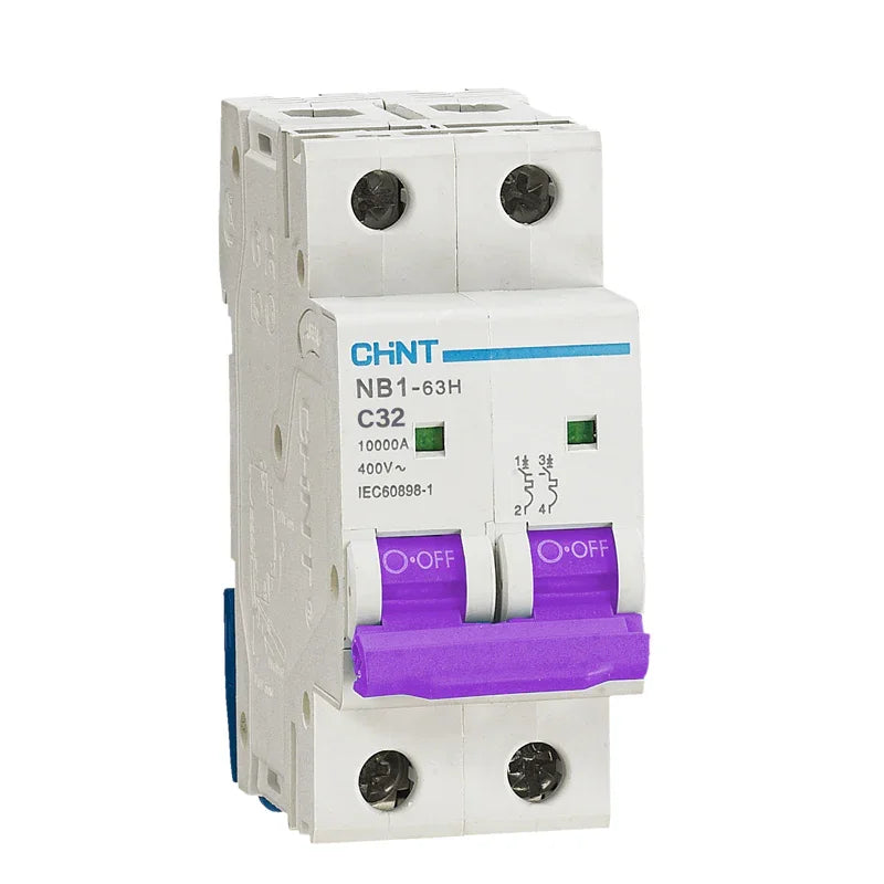 מנתק מעגל ח"א דו-פאזי 10KA C-32A Chint - אור שי סיטונאות חשמל בע״מ