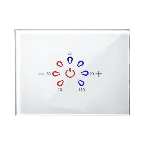 מתג טאץ' טיימר דוד חכם זכוכית לבנה 3 מודול WIFI - אור שי סיטונאות חשמל בע״מ