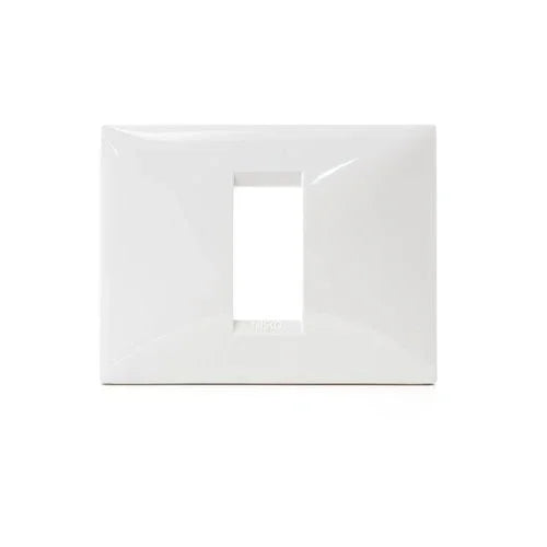 מסגרת BE לבנה 1 מודול ניסקו סוויץ' - אור שי סיטונאות חשמל בע״מ