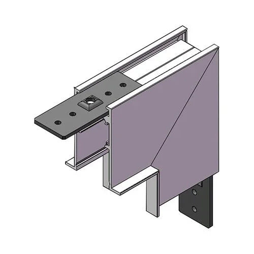 מחבר L קיר תקרה לבן לפס צבירה מגנטי שקוע מסגרת TIKTOK - אור שי סיטונאות חשמל בע״מ