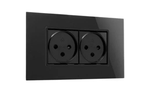 מסגרת זכוכית מרחפת שחורה NISKO SMART SLIM 4M - אור שי סיטונאות חשמל בע״מ