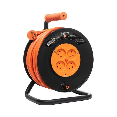 תוף כבל מאריך כ- 25 מטרים - אור שי סיטונאות חשמל בע״מ