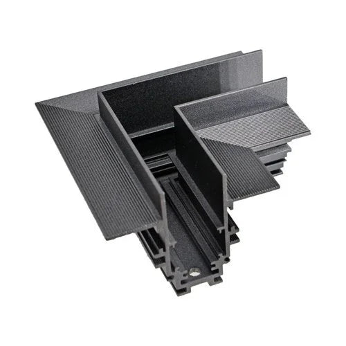 מחבר L שחור לפס צבירה מגנטי שקוע TIKTOK - אור שי סיטונאות חשמל בע״מ