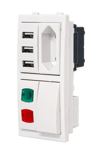 מתאם לבן לאביזרי סוויץ' לעמדת NISKO OFFICE - אור שי סיטונאות חשמל בע״מ