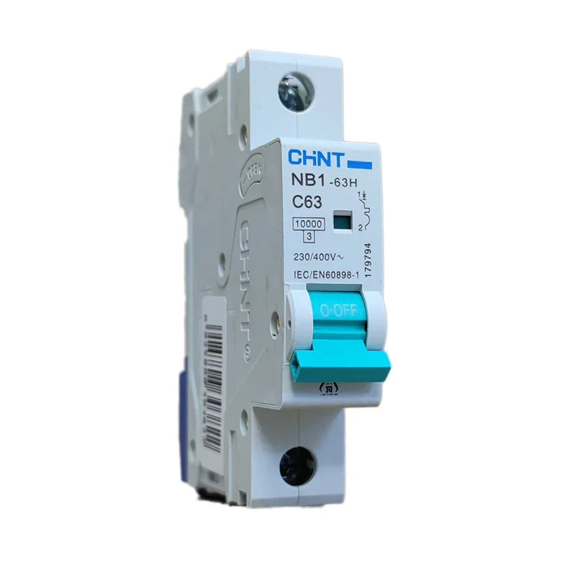 מנתק מעגל ח"א חד-פאזי 10KA C-63A Chint - אור שי סיטונאות חשמל בע״מ