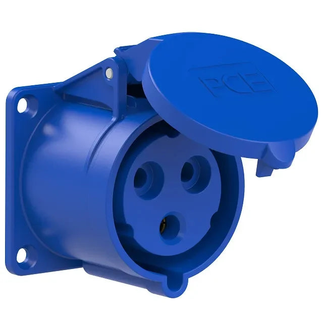 שקע לפנל ישר 230V- IP44-3X32A PCE - אור שי סיטונאות חשמל בע״מ