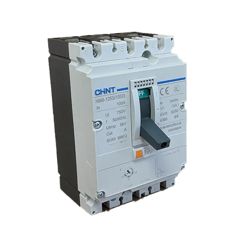 מפסק ח"א 3X100A כיול טרמי80-100 Chint - אור שי סיטונאות חשמל בע״מ