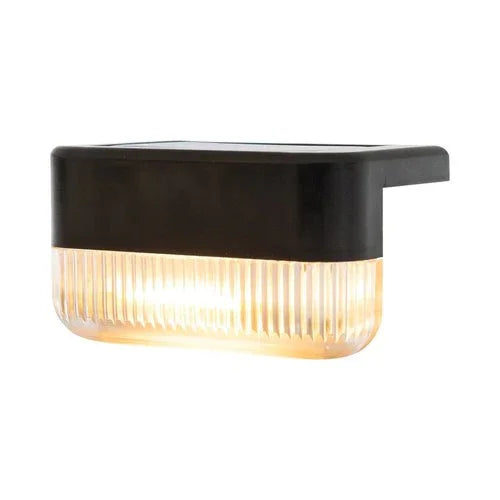 זוג תאורה סולארית שחור BLAZE 3W IP44 אור חם - אור שי סיטונאות חשמל בע״מ