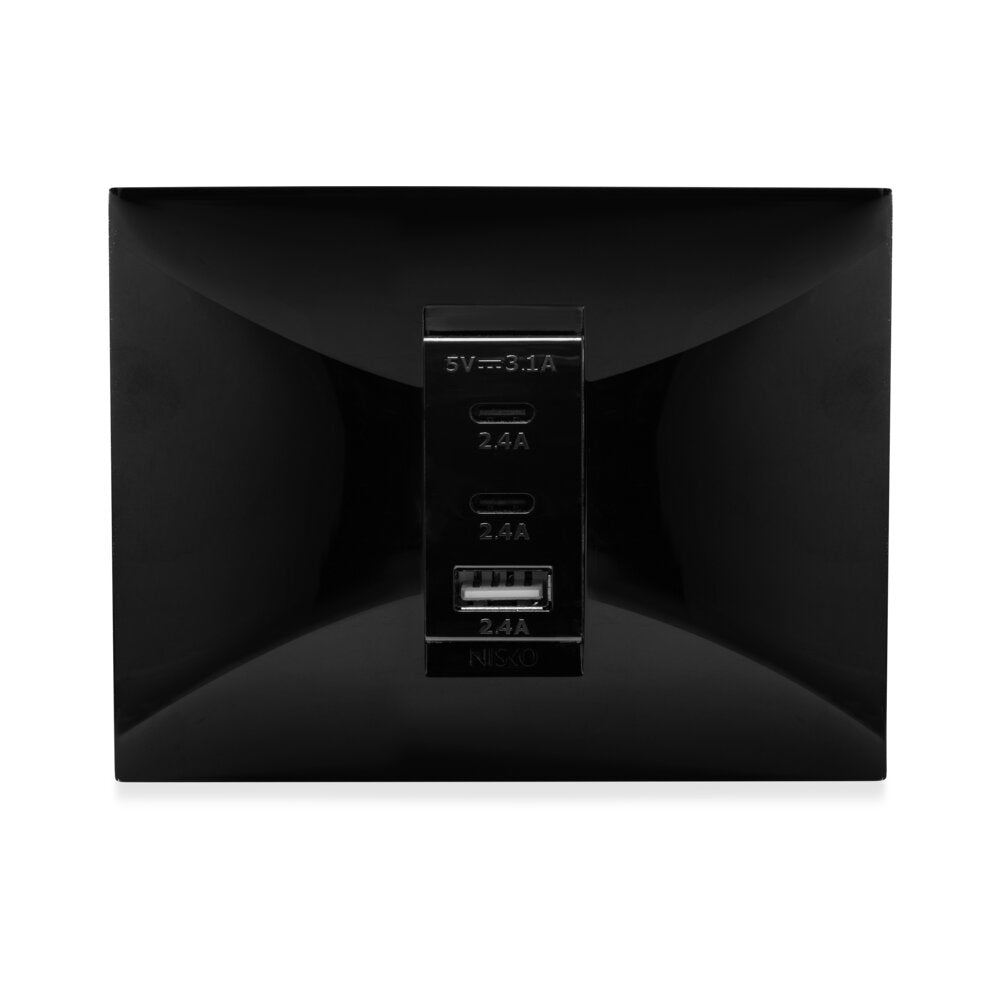 מטען USB 3.1A שחור 1M