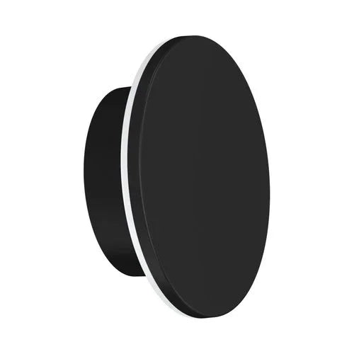 צמוד קיר שחור מט ROUND15W IP65 3CCT - אור שי סיטונאות חשמל בע״מ