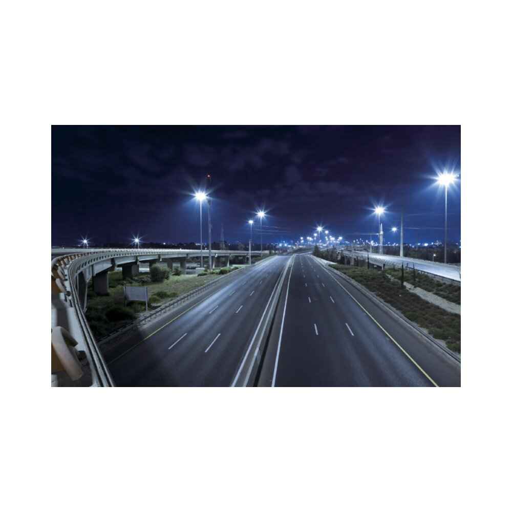 תאורת רחוב לד אפור LAVI IP66 150W+NEMA T2-1 אור חם – NISKO