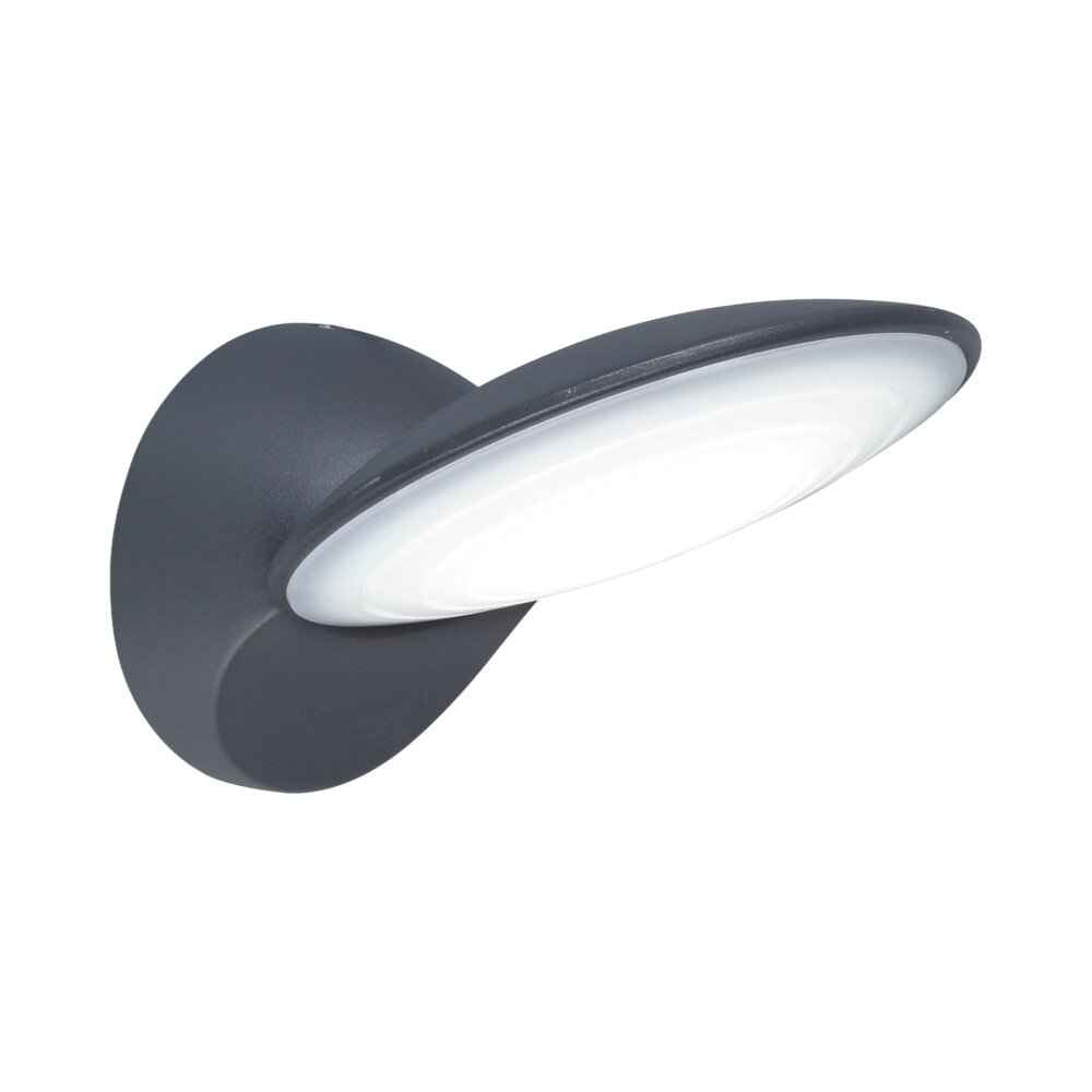 צמוד קיר אפור כהה TONA LUTEC 9W IP44 אור חם – NISKO