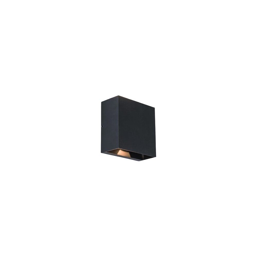 צמוד קיר אפור כהה GEMINI-BEAM UP&DOWN LUTEC 10W IP54 אור חם – NISKO