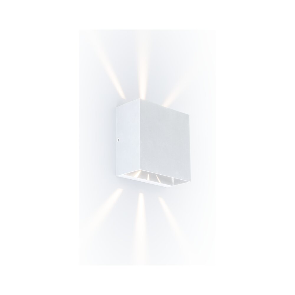 צמוד קיר לבן GEMINI-BEAM UP&DOWN LUTEC 10W IP54 אור חם – NISKO